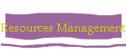 Resources Management